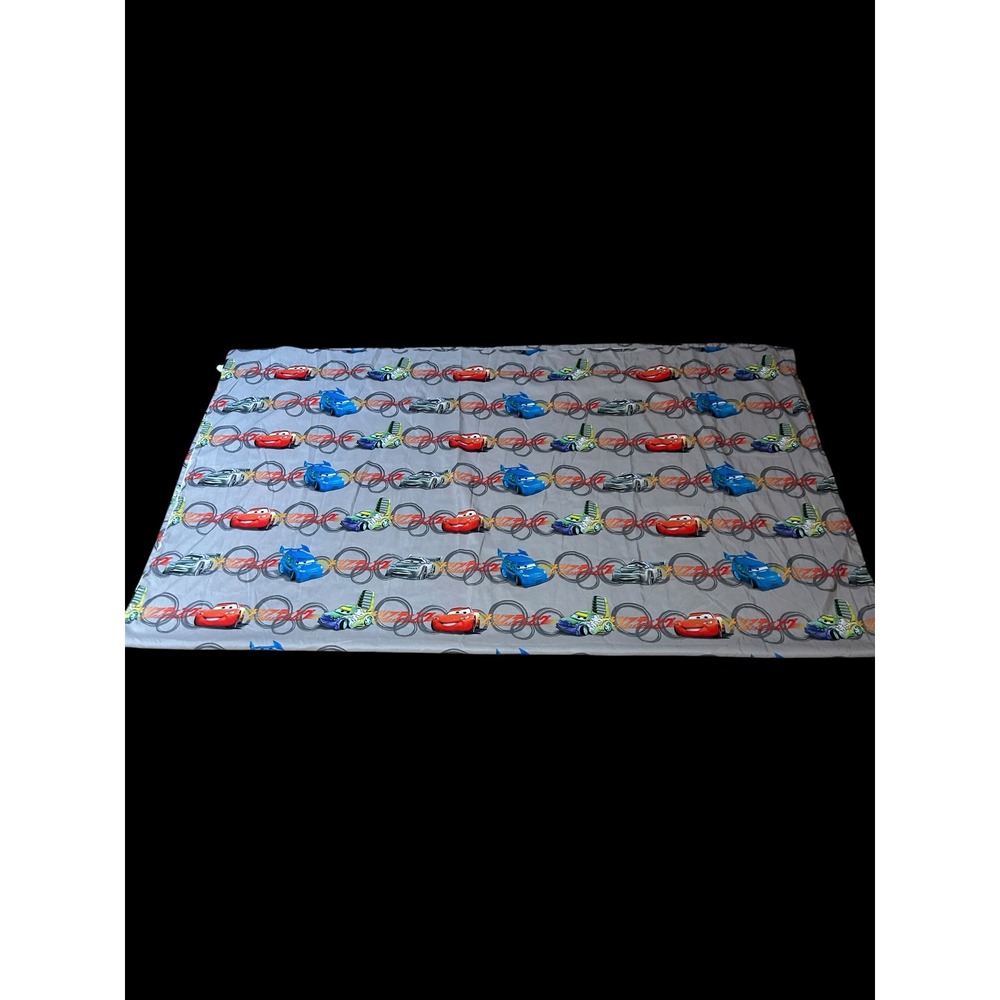 Disney Pixar Cars Flat Sheet Full Grey Lightning McQueen Francesco Bernoulli